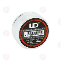 Stainless Steel Staggered Fused Clapton Coil