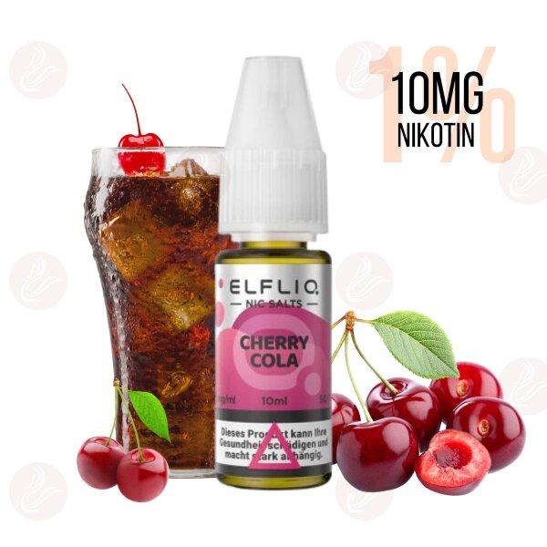 Elfbar - Elfliq Cherry Cola 10mg/ml (1%) - MHDÜ
