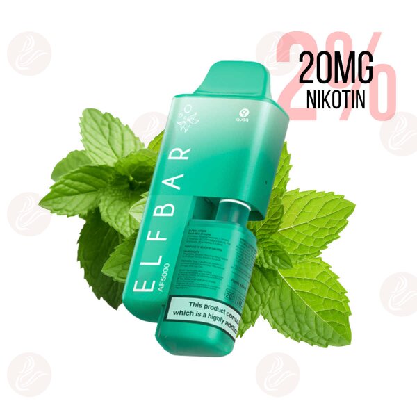 Elfbar - AF5000 Einweg Vape Kit Fresh Mint