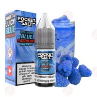 Drip Hacks - Pocket Salt - Blue Razzberry Sherbet 20mg/ml...