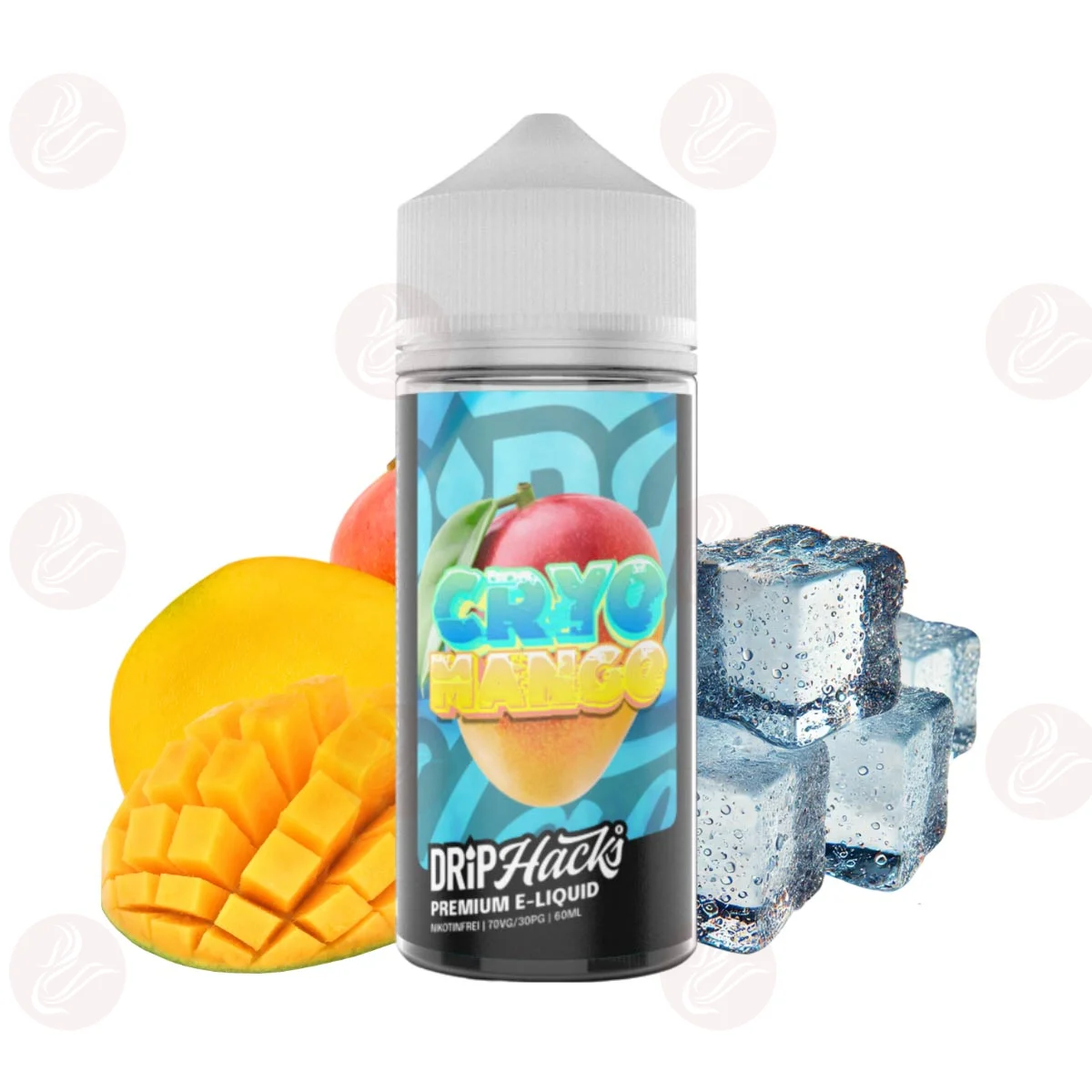 Drip Hacks - Cryo Mango Shortfill 60ml dans une bouteille...