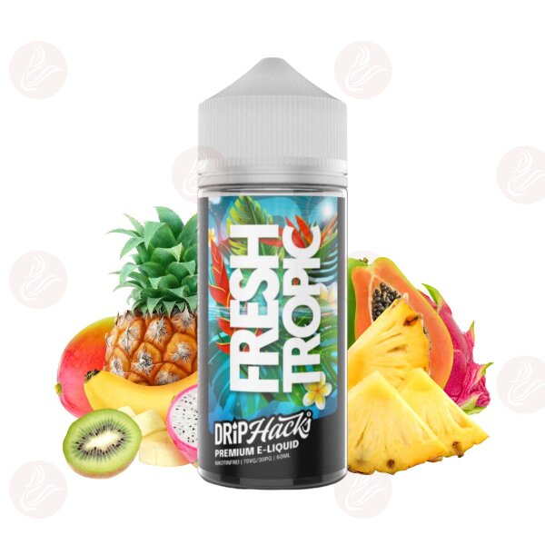 Drip Hacks - Fresh Tropic Shortfill 60ml in 100ml Flasche - MHDÜ