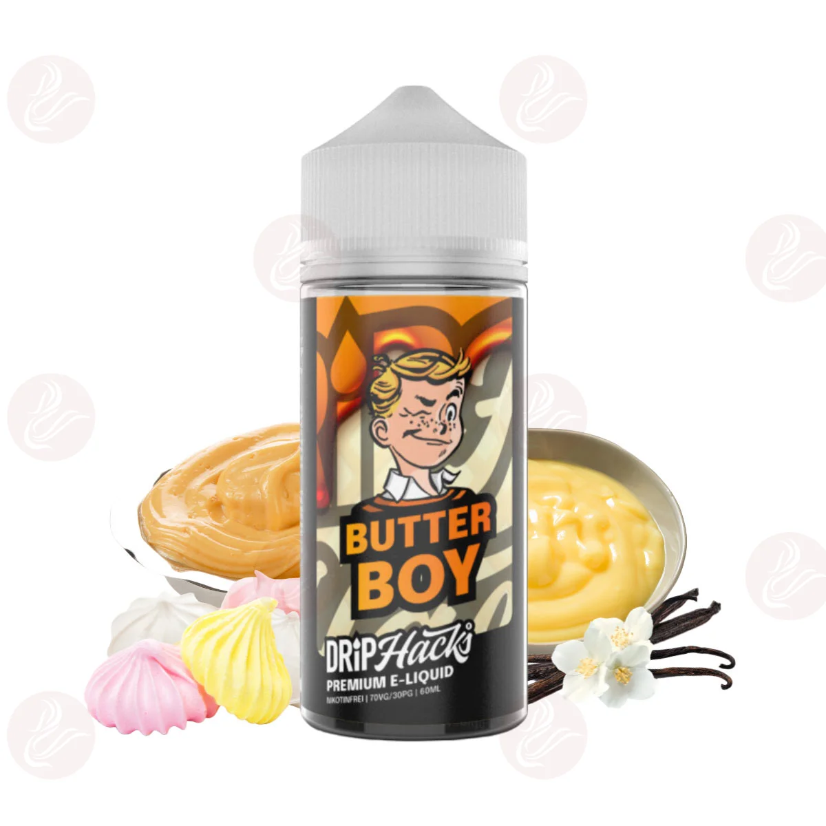 Drip Hacks - Butterboy shortfill 60ml dans un flacon de...