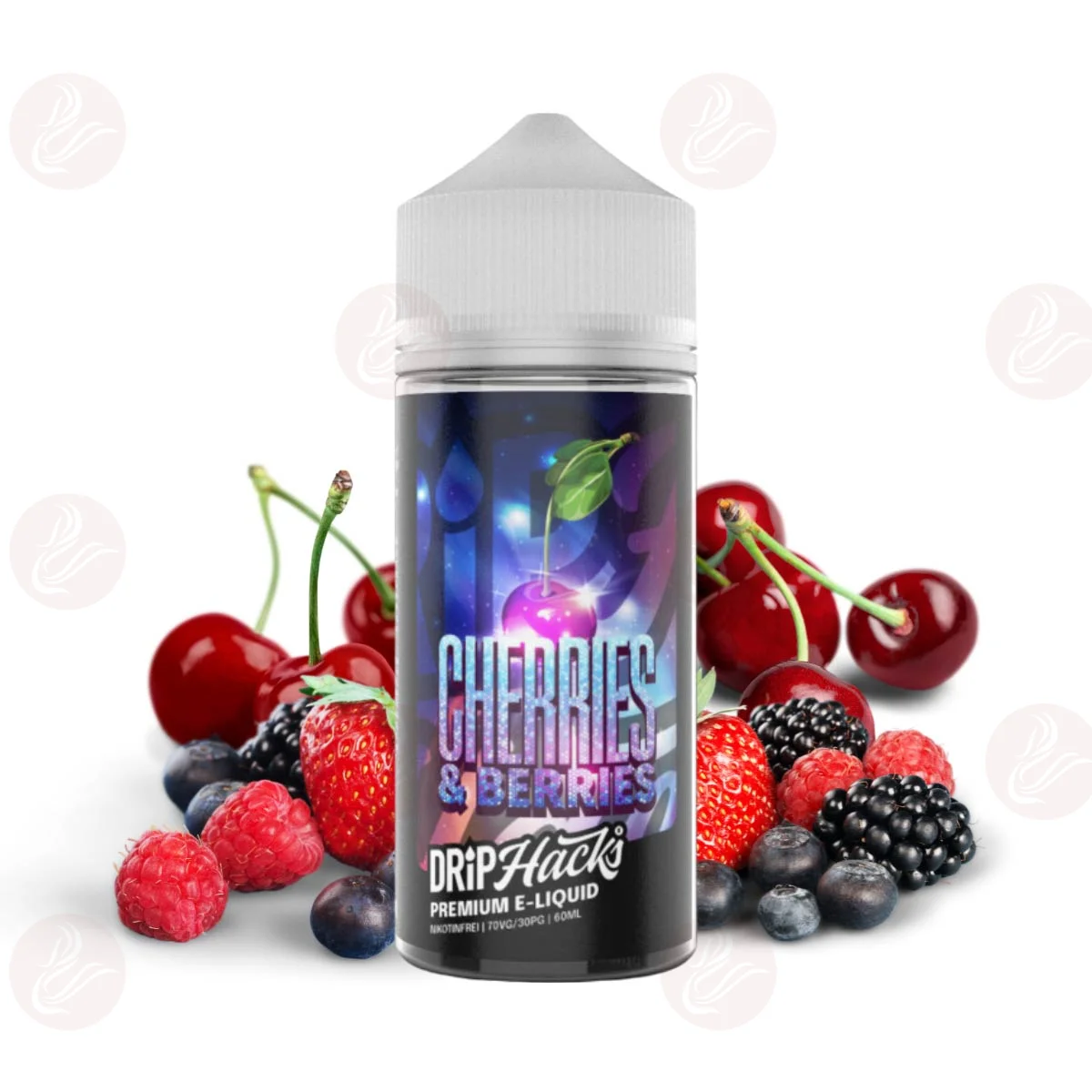 Drip Hacks - Cherries & Berries Shortfill 60ml dans...
