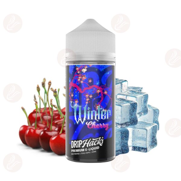 Drip Hacks - Cherry Winter Shortfill 60ml in 100ml Flasche - MHDÜ