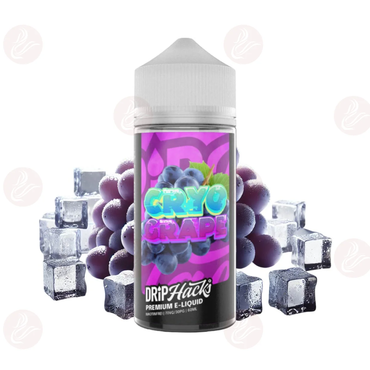 Drip Hacks - Cryo Grape Shortfill 60ml in 100ml Flasche -...