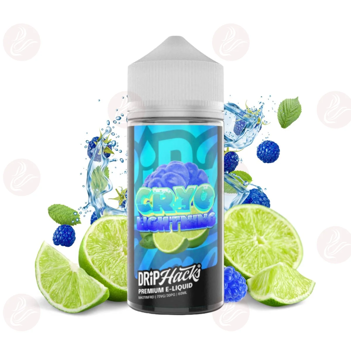 Drip Hacks - Cryo Lightning Shortfill 60ml in 100ml...