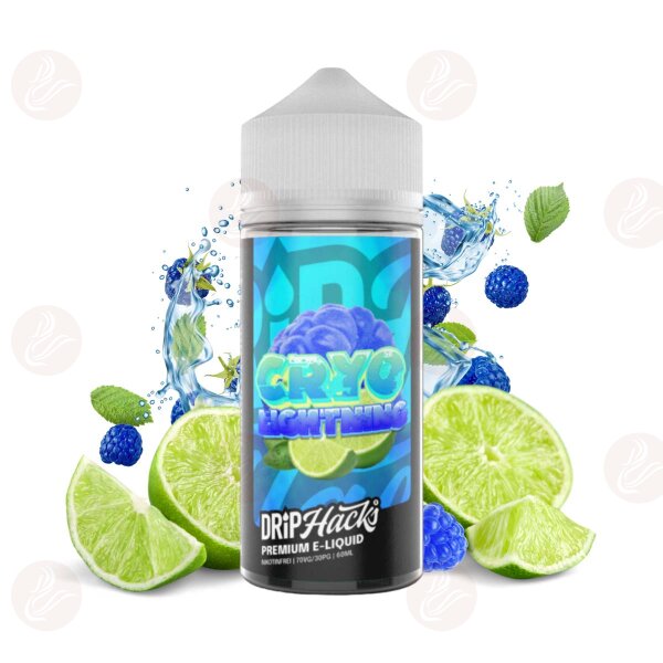 Drip Hacks - Cryo Lightning Shortfill 60ml in 100ml Flasche - MHDÜ