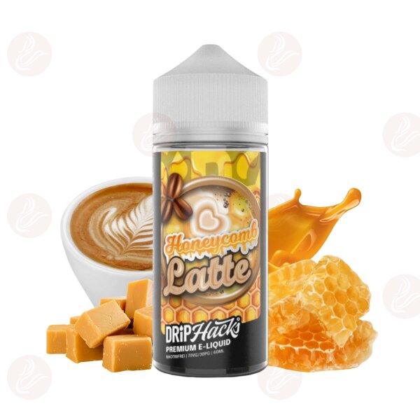 Drip Hacks - Honeycomb Latte Shortfill 60ml in 100ml Flasche - MHDÜ