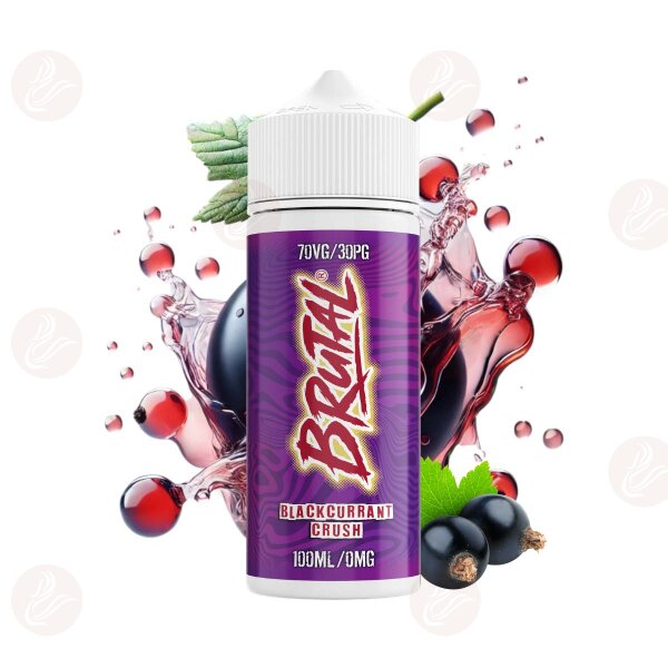 Just Juice - Boissons Brutales - 120ml Shortfill Blackcurrant Crush (Ribena)