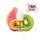 Vozol E-liquide Sel de nicotine 20mg/ml Kiwi Passionfruit Goyave