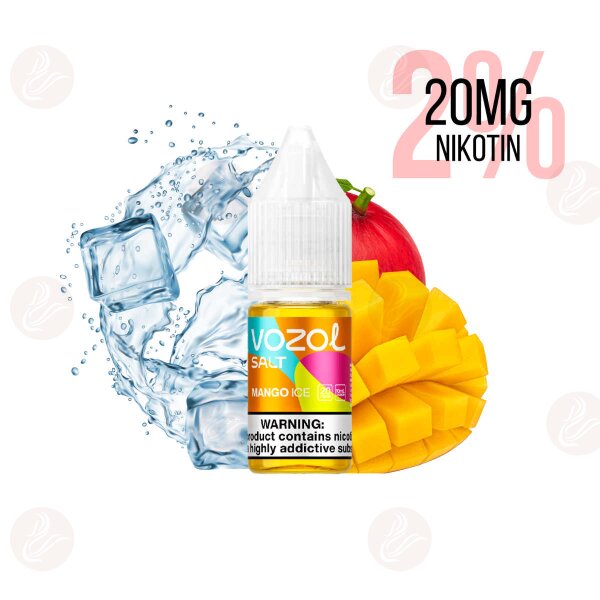 Vozol E-liquide Sel de nicotine 20mg/ml Mango Ice
