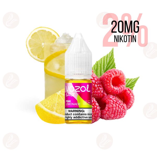 Vozol E-liquide sel de nicotine 20mg/ml Pink Lemonade