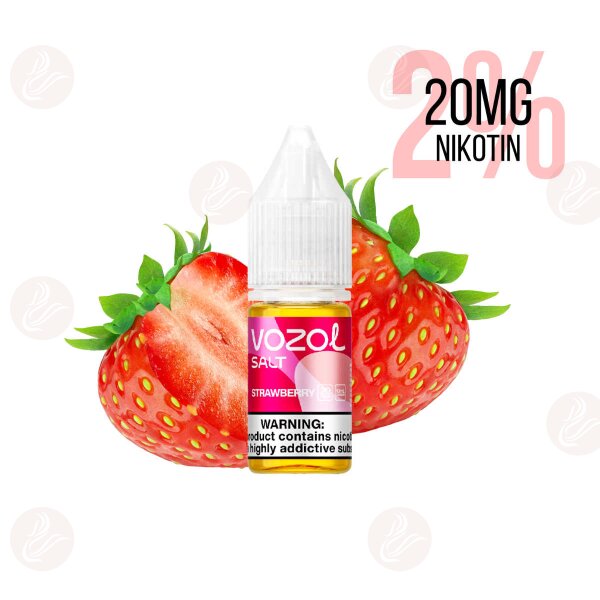 Vozol E-liquide sel de nicotine 20mg/ml fraise