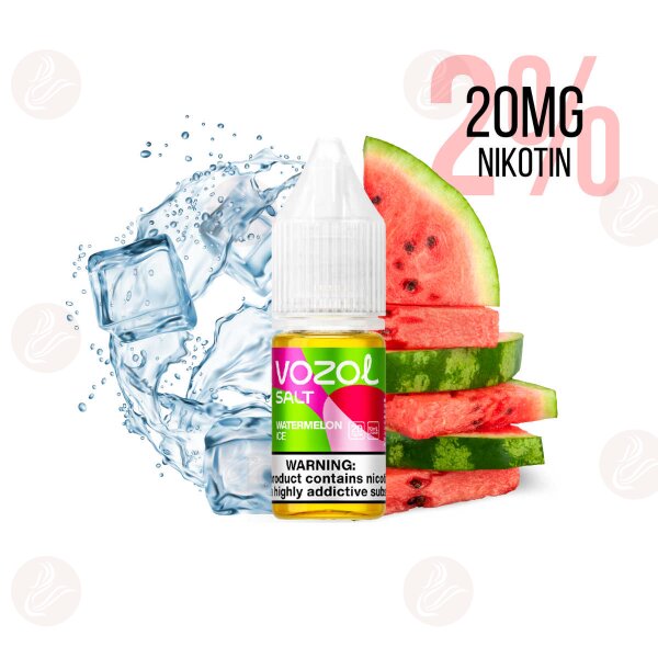 Vozol E-Liquid Nikotinsalz 20mg/ml  Watermelon Ice