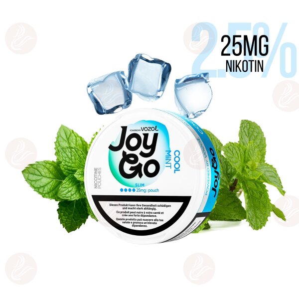 Vozol - Joy Go 25mg Snus Cool Mint