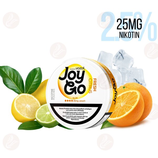 Vozol - Joy Go 25mg Snus Fresh Citrus