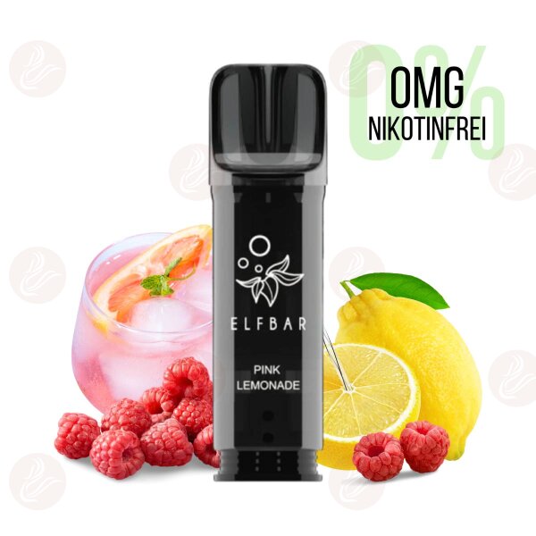 ELFBAR - ELFA Pro Refill Cartridges Pink Lemonade 0mg/ml