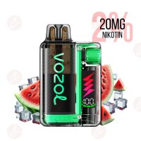 Vozol Vista Plug Kit Watermelon Ice – E-Zigarette mit 20 mg Nikotin, fruchtiger Wassermelonen-Geschmack mit Ice-Effekt.