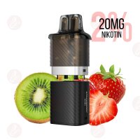 Vozol Vista Plug Pod Strawberry Kiwi – Fruchtige Kombination aus Erdbeere und Kiwi, 2 ml Pod + 10 ml Nachfüll-Tank, 20 mg Nikotin.