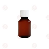 Flasche PET 60ml Braun