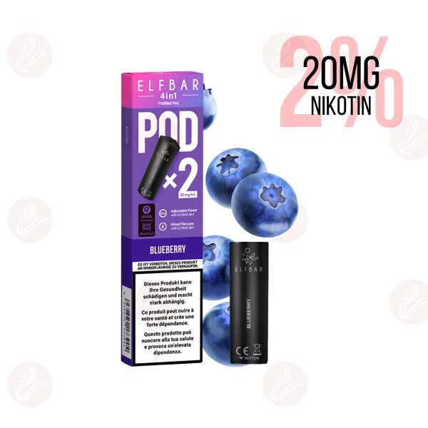 Elfbar - 4 in 1 Vape Pod Blueberry