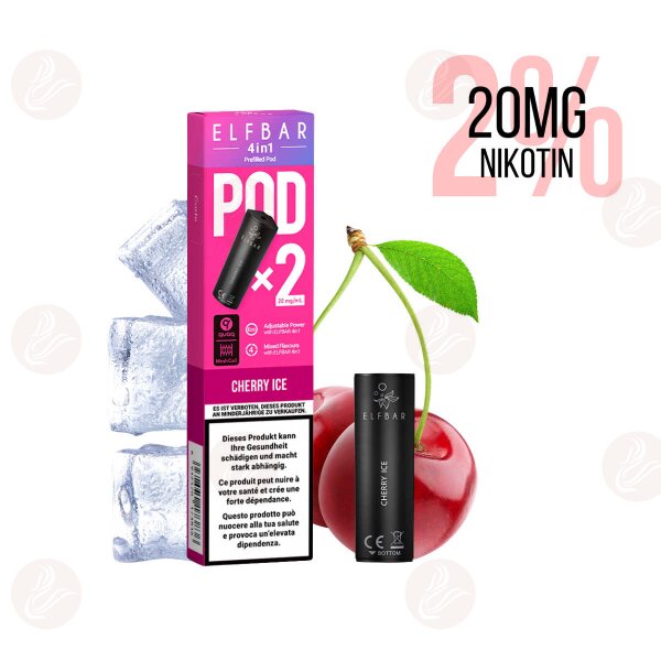 Elfbar - 4 in 1 Vape Pod Cherry Ice