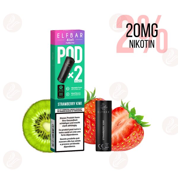 Elfbar - 4 in 1 Vape Pod Strawberry Kiwi