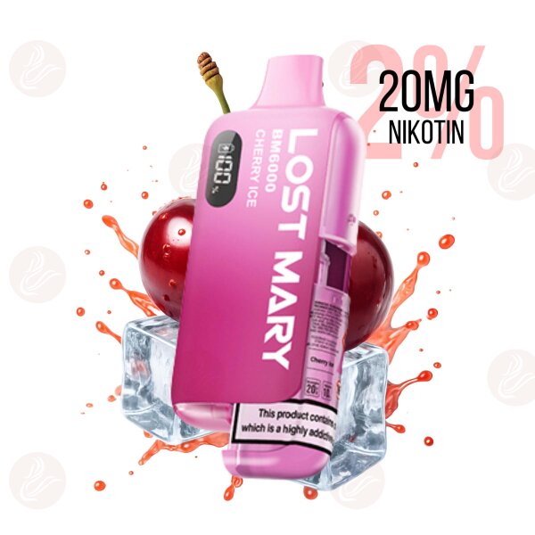 Lost Mary BM6000 Hybrid E-Zigaretten Kit Cherry Ice