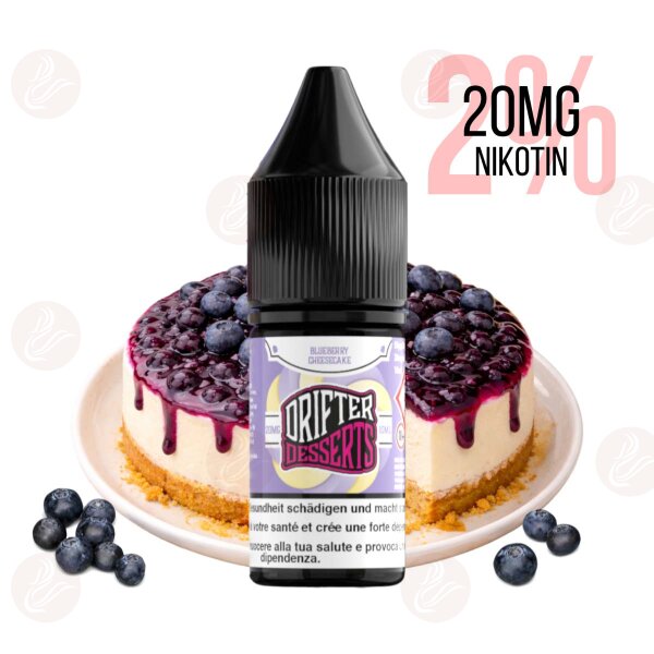 Drifter Desserts Bar Salts - Cheesecake aux myrtilles 20 mg/ml