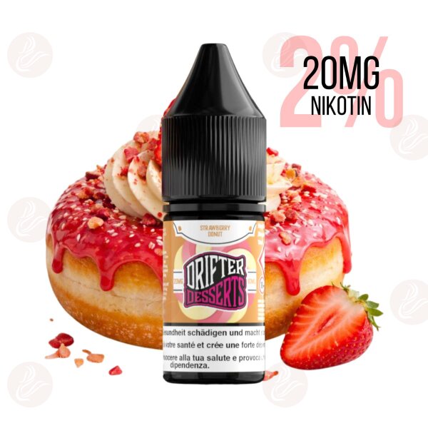 Drifter Desserts Bar Salts - Donut à la fraise 20 mg/ml