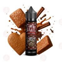 OWL Salt Longfill Aroma Weihnachtsedition – würziger Lebkuchen mit typischen Weihnachtsgewürzen.
