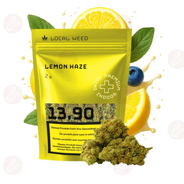 Local Weed - Fleur Lemon Haze 2 grammes