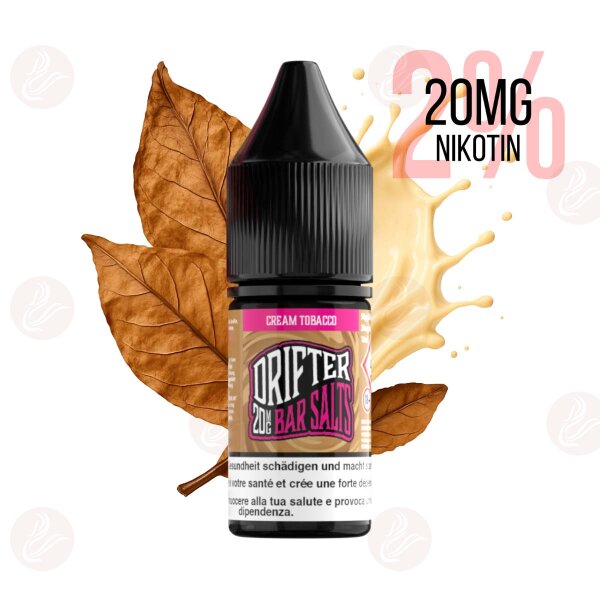 Drifter Bar Salts - Cream Tobacco 20mg/ml - MHDÜ