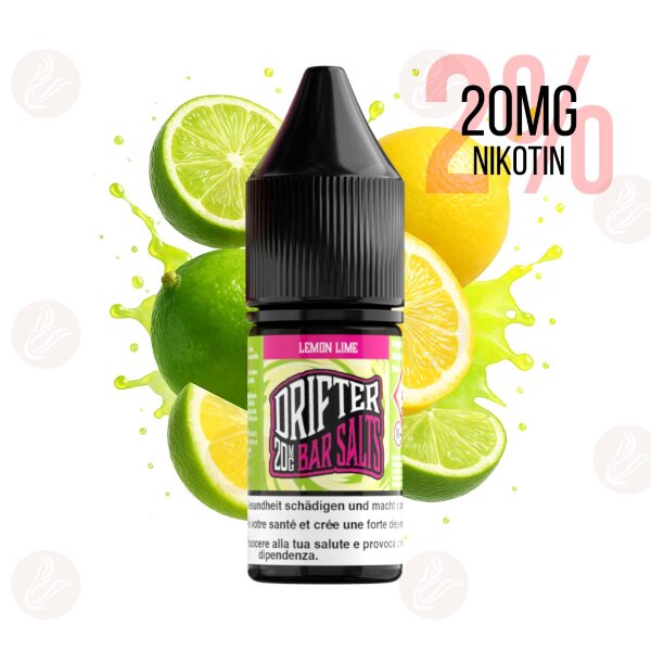 Drifter Bar Salts - Lemon & Lime 20mg/ml - MHDÜ