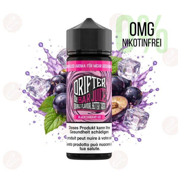 Drifter Bar Juice -  120ml Shortfill Blackcurrant Ice Ohne Nikotin