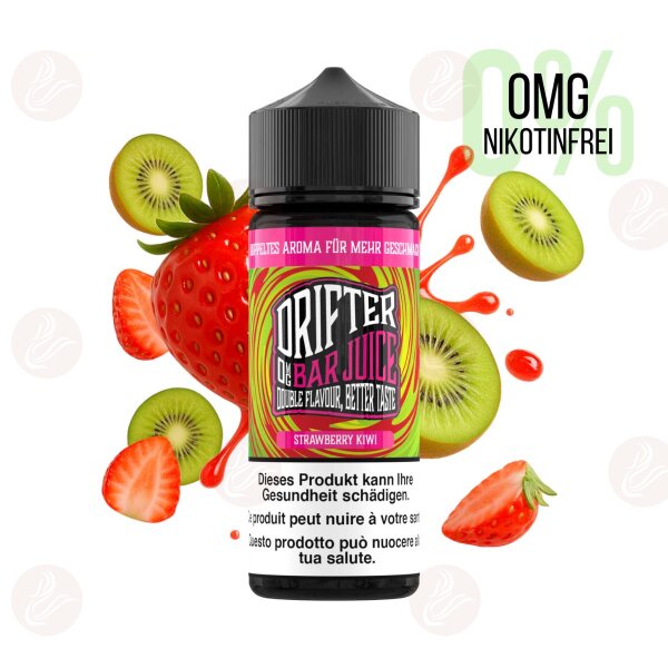 Drifter Bar Juice - 120ml Shortfill Strawberry Kiwi Without Nicotine