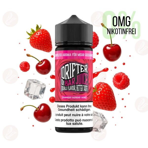 Drifter Bar Juice -  120ml Shortfill Strawberry Raspberry Cherry Ohne Nikotin