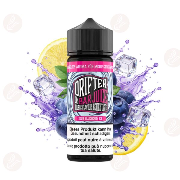 Drifter Bar Juice - Sour Blueberry Ice 120ml Shortfill