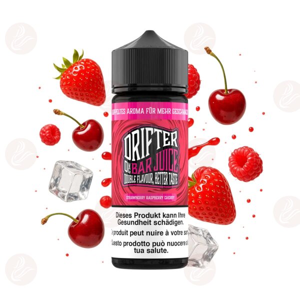 Drifter Bar Juice - Strawberry Raspberry Cherry 120ml Shortfill