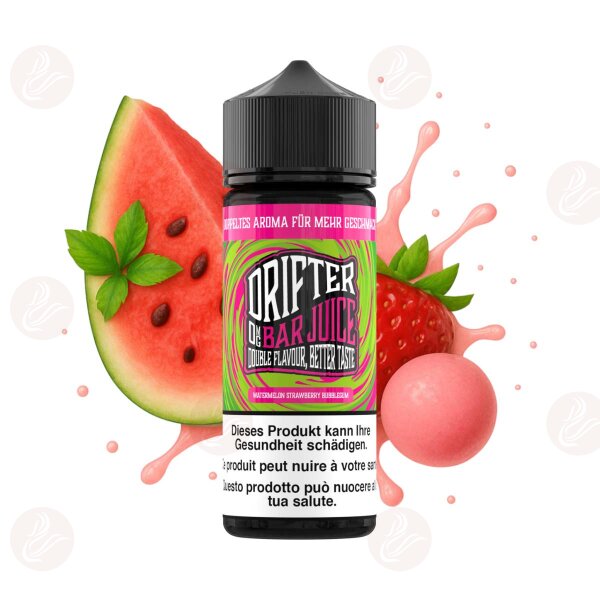 Drifter Bar Juice - Watermelon Strawberry Bubblegum 120ml Shortfill