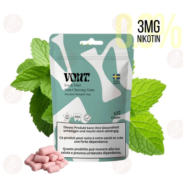 Vont - Fresh Mint - Nikotinkaugummi