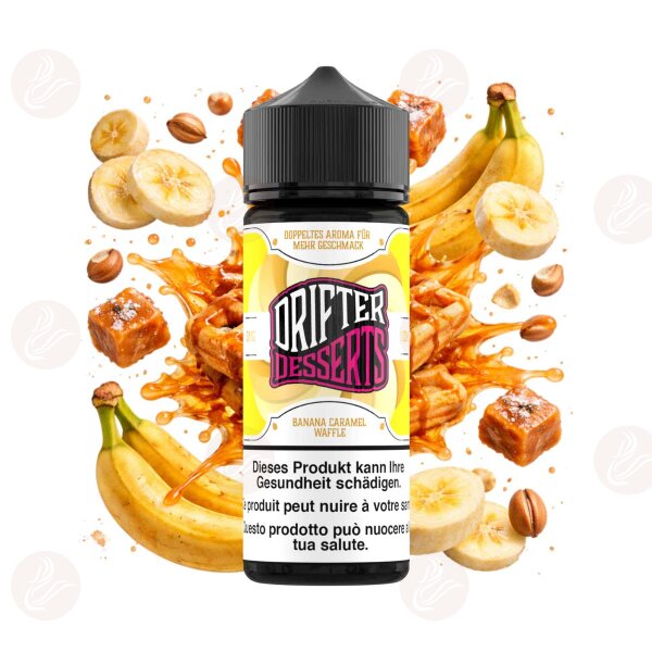 Drifter Desserts Bar Juice - Banana Caramel Waffle - 120ml - Shortfill