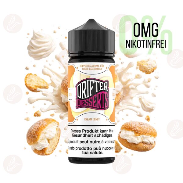 Drifter Desserts Bar Juice - Shortfill 120ml Cream Donut Ohne Nikotin