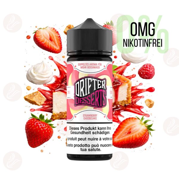 Drifter Desserts Bar Juice - Shortfill 120ml  Strawberry Cheesecake Without Nicotine