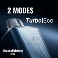 Elfbar - ELFX Mega mit 2 Modes: Turbo und Eco, mit einer Maximalleistung von 32 Watt