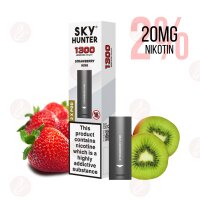 Sky Hunter - Prefilled Pods mit Mesh Coil Strawberry Kiwi...