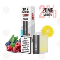 Sky Hunter - Prefilled Pods mit Mesh Coil Blue Razz...