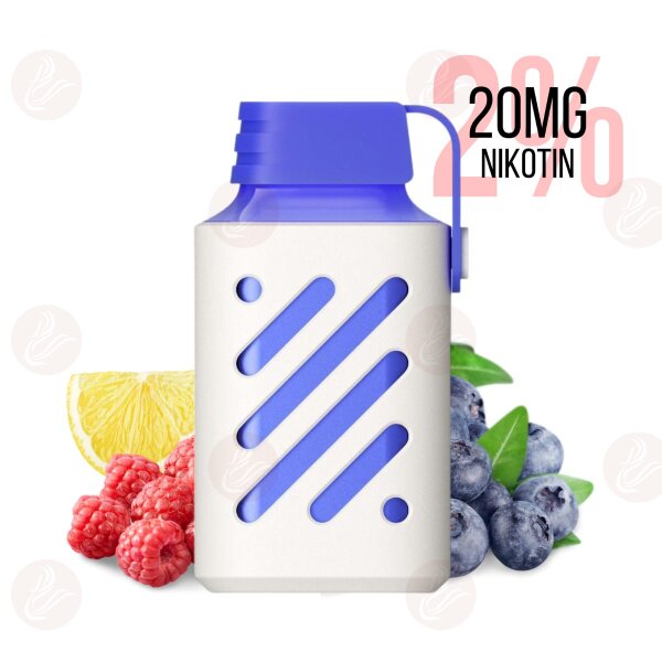 Vozol - Gear 600 Disposable Vape Blue Razz Lemon 20mg/ml (2%) Nicotine Salt - Best before date