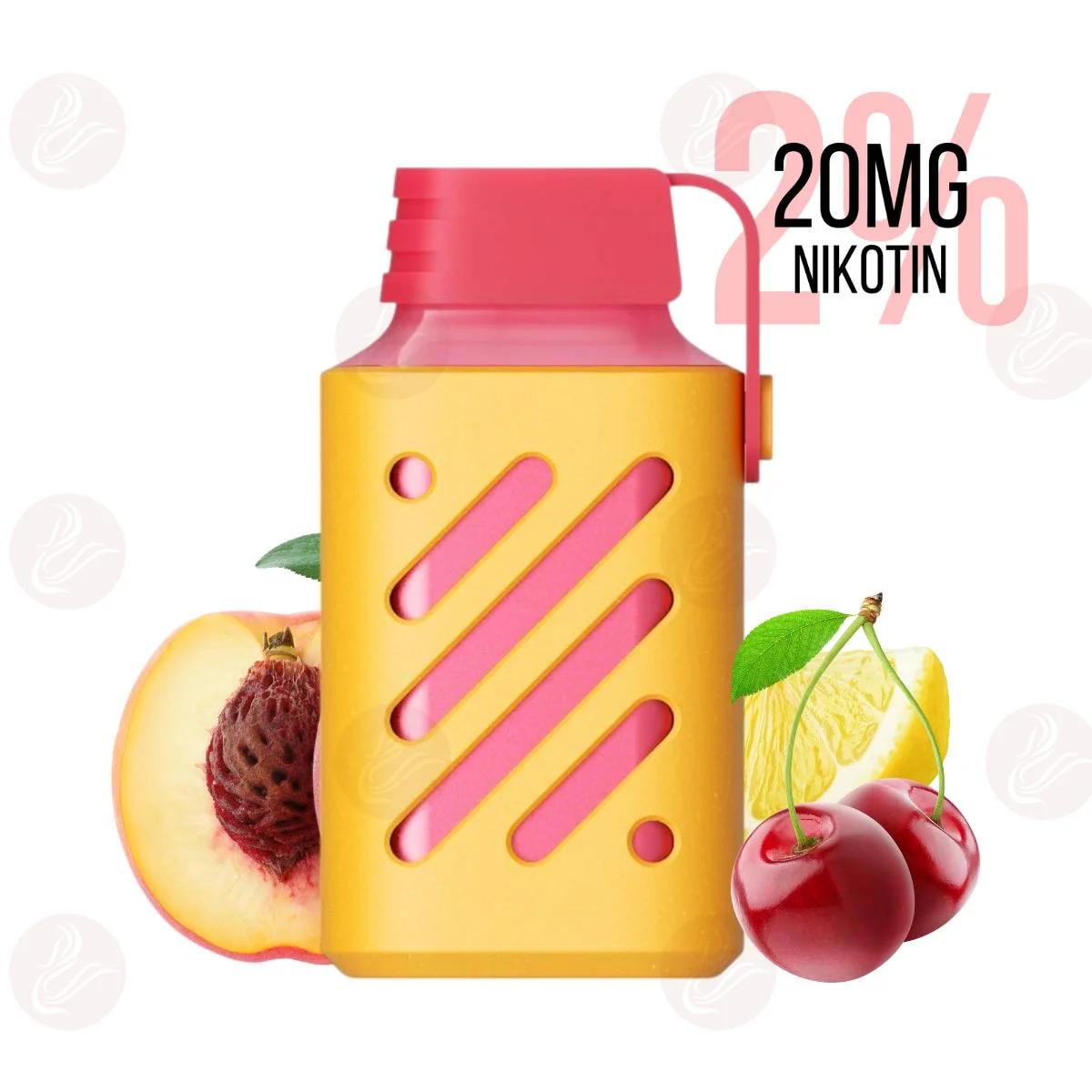 Vozol - Gear 600 Disposable Vape Cherry Peach Lemon...
